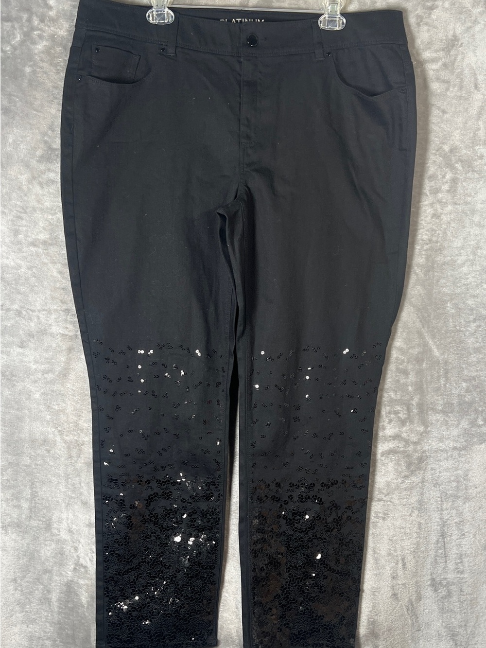 Black Sequin Pants